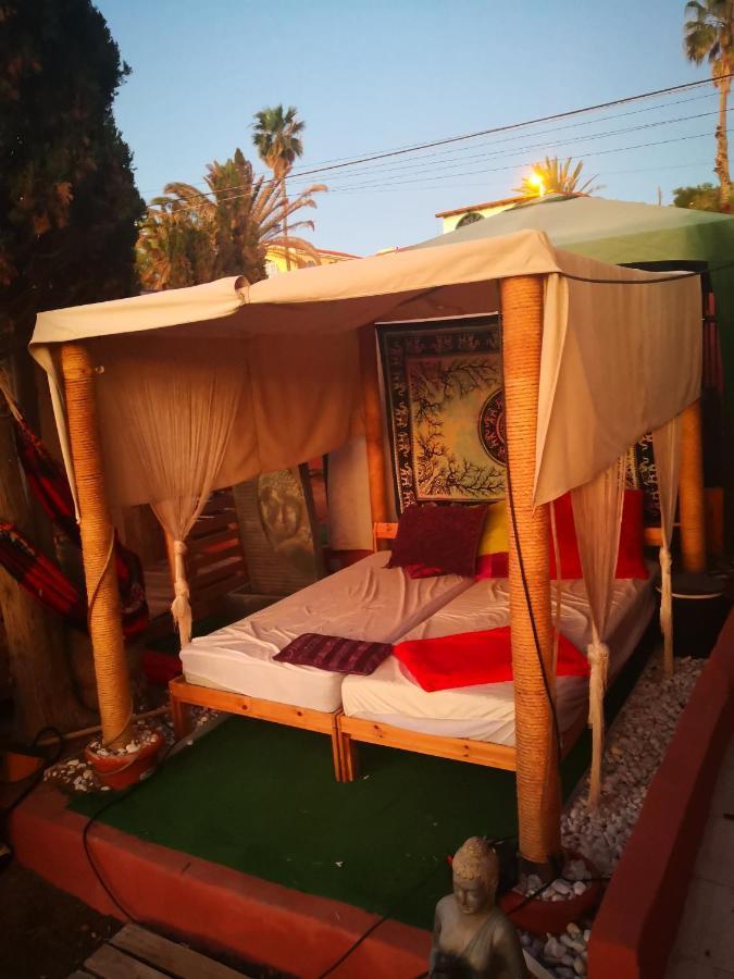 Flor De Loto Romantic Woodhouse Casita Camping Aguatona Exterior photo
